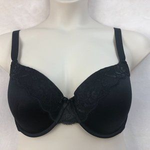 Ambrielle 38DD Black Push Up DEMI Underwire Bra NEW